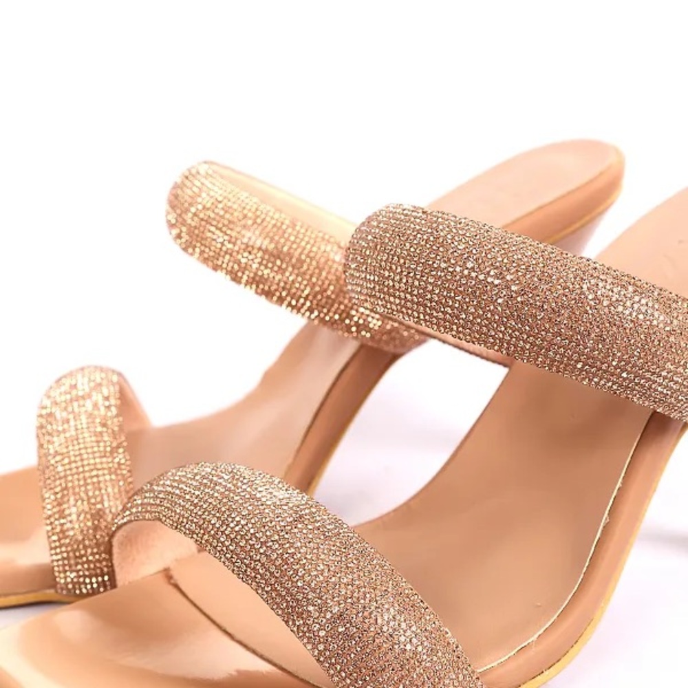 Fashion nova elegant rose gold pumps
